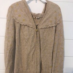 Moth zip up cardigan